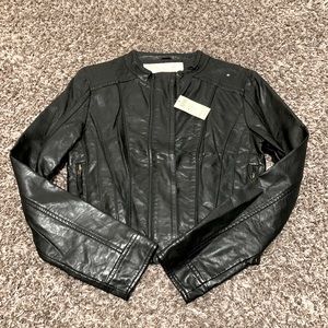 Black Leather Jacket from Arden B